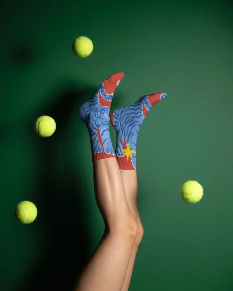 Premium Athletic Crew Mockup Socks For Sportswear And Daily Comfort Enhanced Fit Breathable Fabric