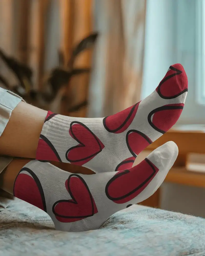 Comfortable Casual Crew Socks For Everyday Wear And Outdoor Activities For Men And Women