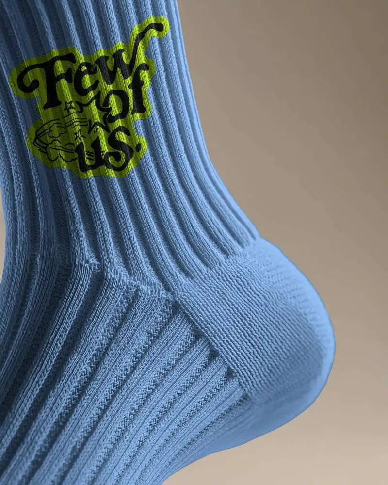 Ribbed Knit Comfortable Socks Mockup Ideal For Everyday Wear Durable And Breathable Footwear