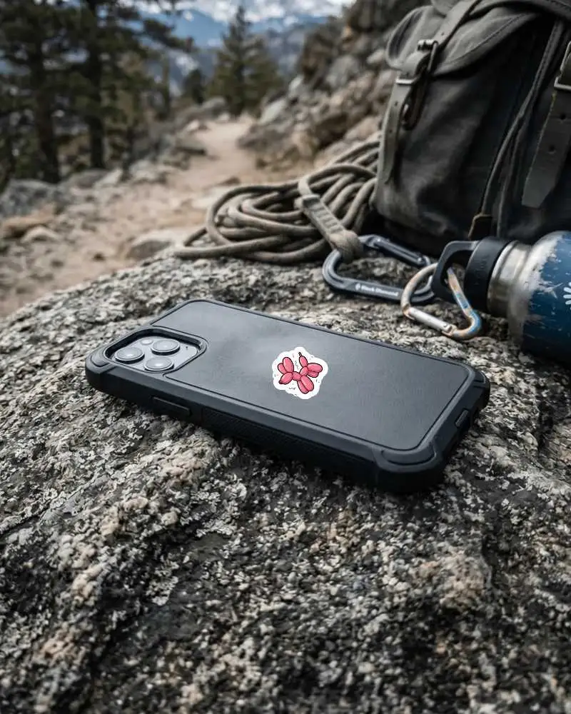 Durable Smartphone Case Sticker Mockup With Shockproof And Drop Resistant Features
