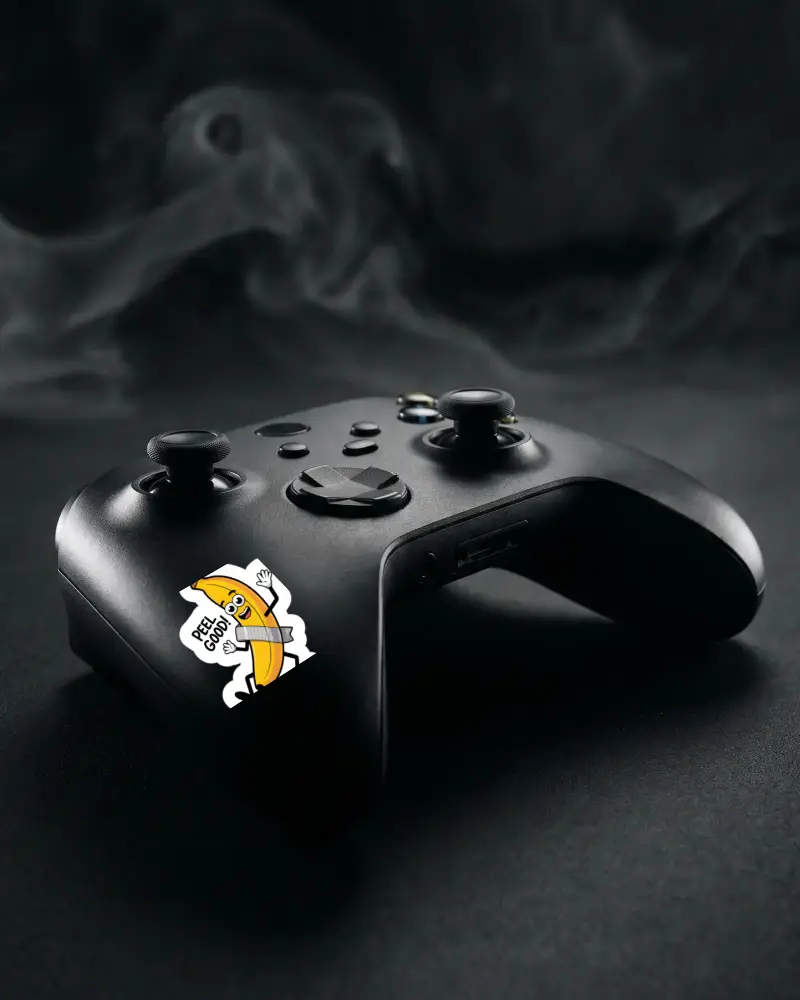 Professional Grade Wireless Gamer Controller With Responsive Buttons And Analog Sticker Mockup