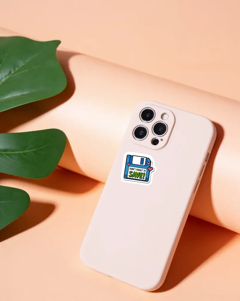 Sleek Phone Case Sticker Mockup With Camera Protection Flexible Smooth Finish Durable Material