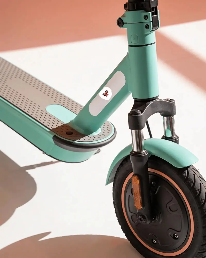 Electric Scooter Frame Sticker Mockup Design For Outdoor Urban Mobility Custom Decal