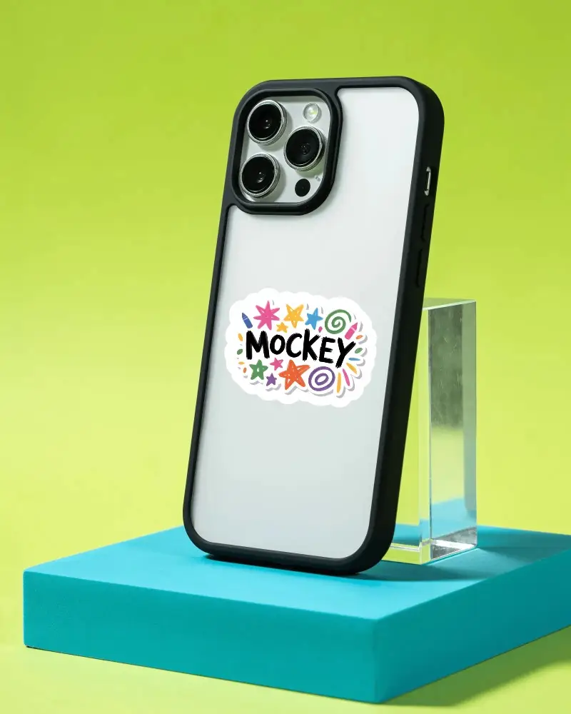 Blank Phone Case Mockup For Sticker Design Display And Protection Showcase