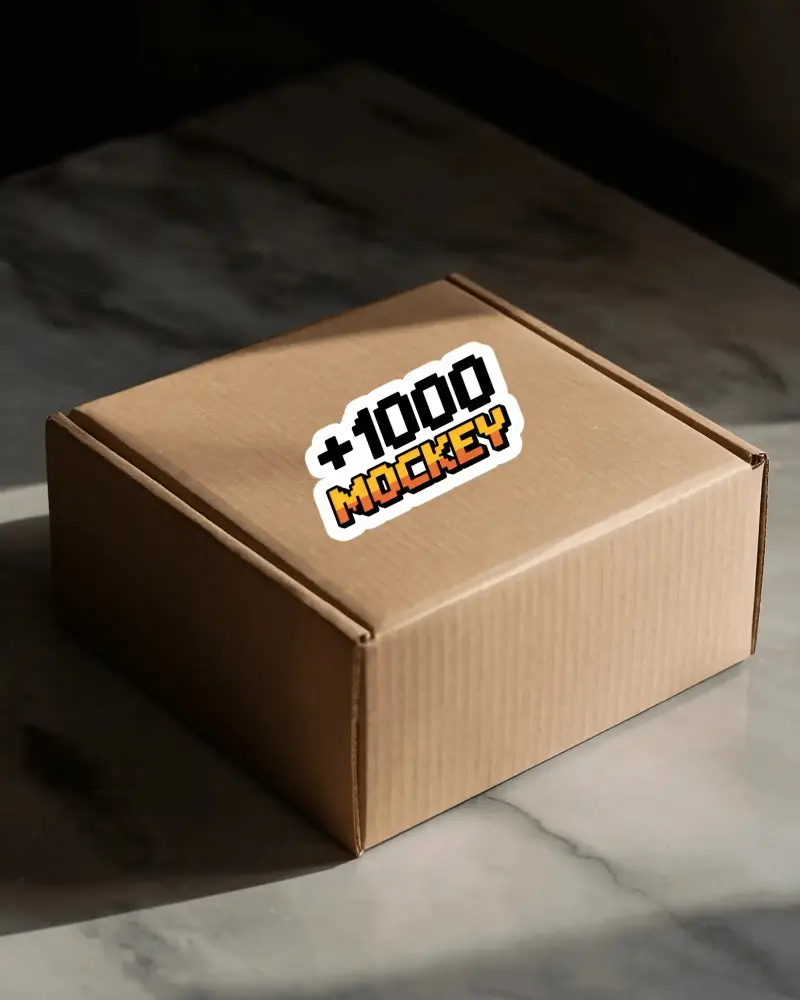 Premium Custom Sticker Mockup For Branding Packaging And Product Presentation Designs