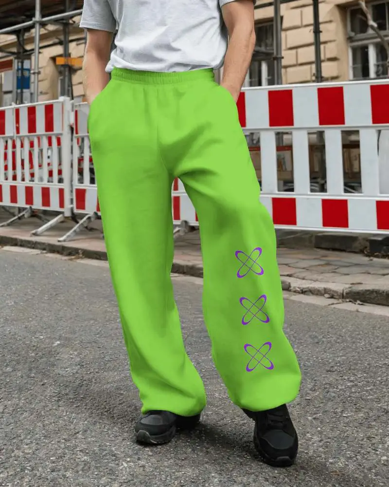 Comfortable Relaxed Fit Sweatpants With Elastic Waistband For Casual Everyday Wear