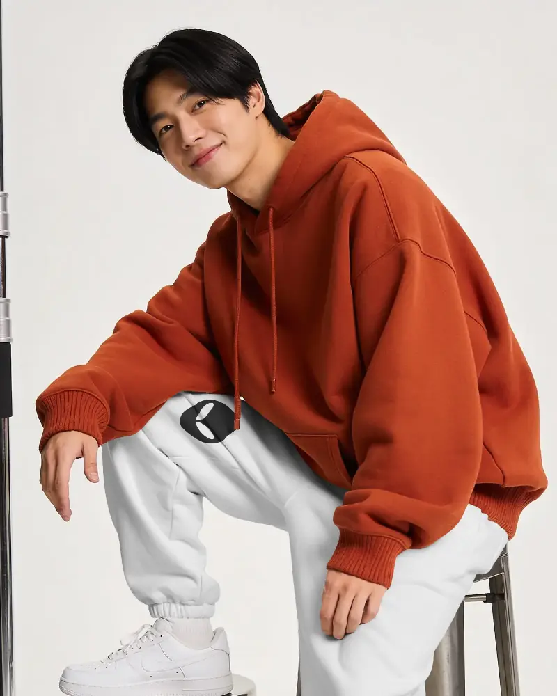 Comfy Relaxed Fit Jogger Sweatpants Mockup With Elastic Cuffs For Stylish Urban Look
