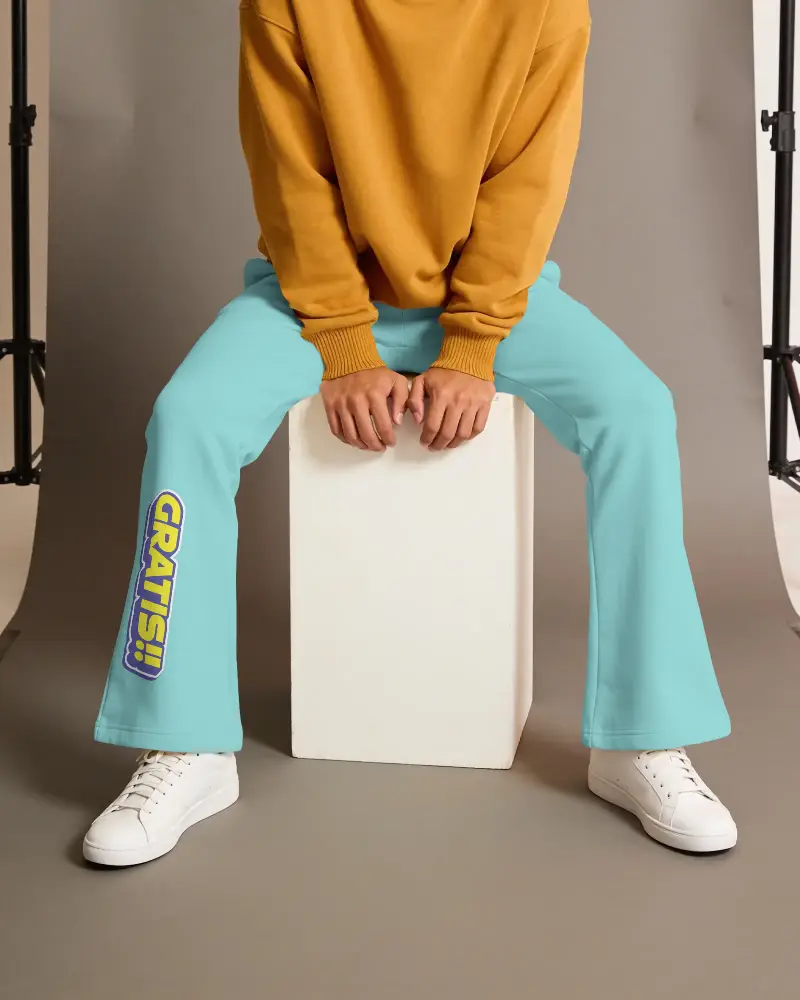 Comfortable Flare Sweatpants Mockup For Casual Wear And Relaxed Street Style Outfits Everyday Use