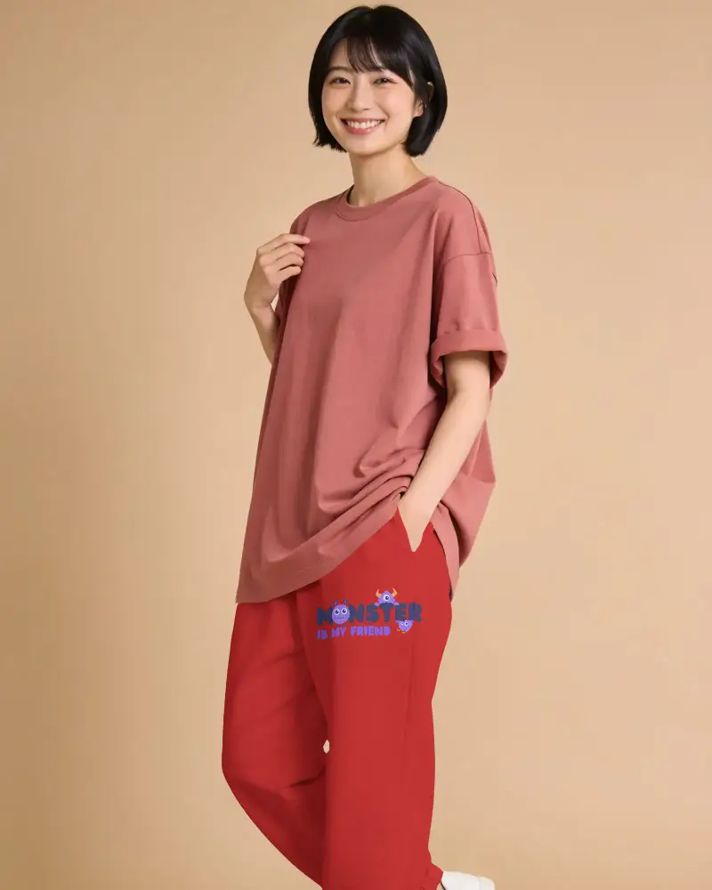 Relaxed Fit Comfortable Sweatpants Mockup With Elastic Waistband For Casual Wear And Everyday Style