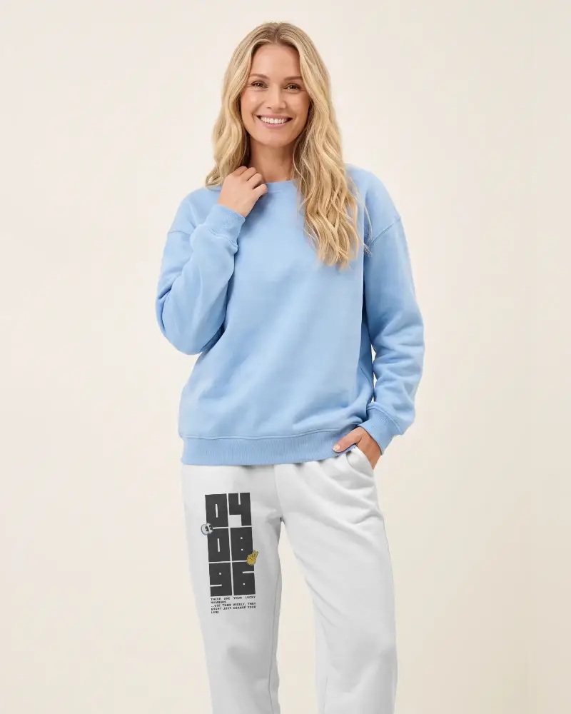 Comfortable Casual Sweatpants Mockup For Women With Elastic Waistband And Relaxed Fit