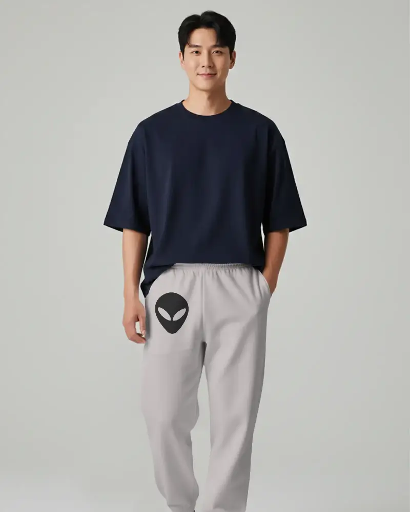 Comfortable Relaxed Fit Men Sweatpants Mockup Soft Fabric Perfect For Daily Casual Wear