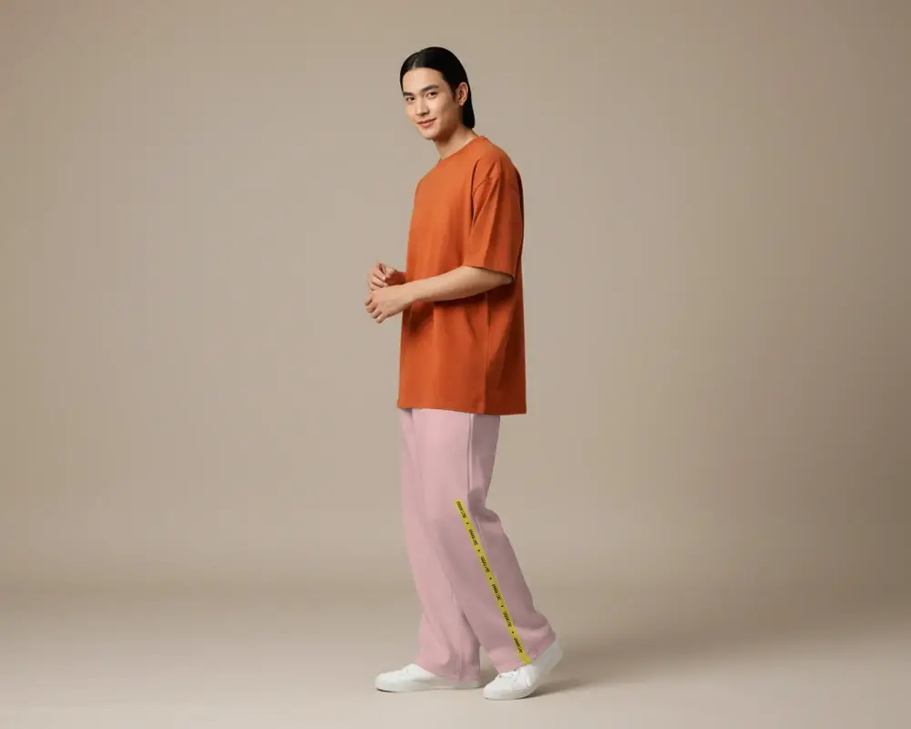 Comfortable Loose Fit Men S Sweatpants Mockup Perfect For Casual And Loungewear Style