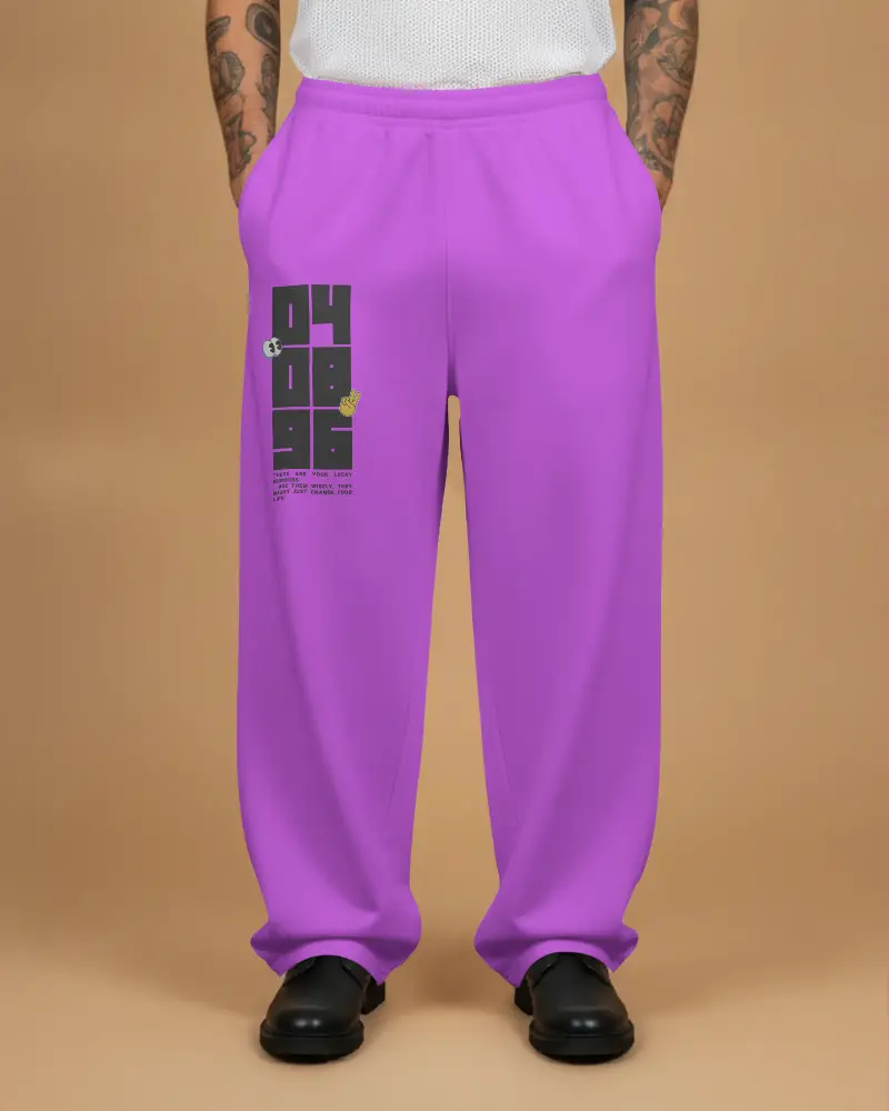 Relaxed Fit Sweatpants Mockup With Elastic Waistband And Functional Side Pockets For Everyday Wear