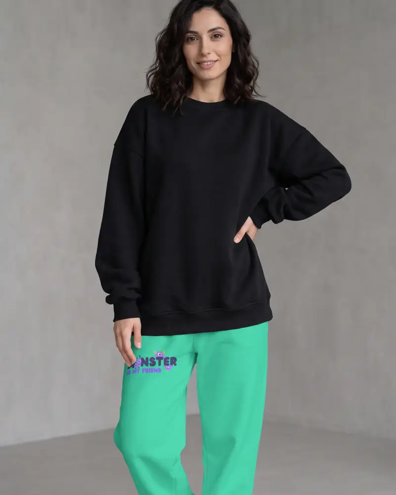 Comfortable Loose Fit Women Sweatpants Mockup Perfect For Casual And Loungewear Essentials