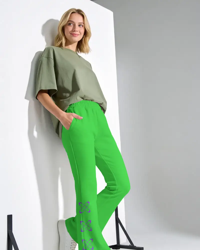 High Waist Comfortable Sweatpants With Side Pockets For Casual And Relaxed Street Style Wear