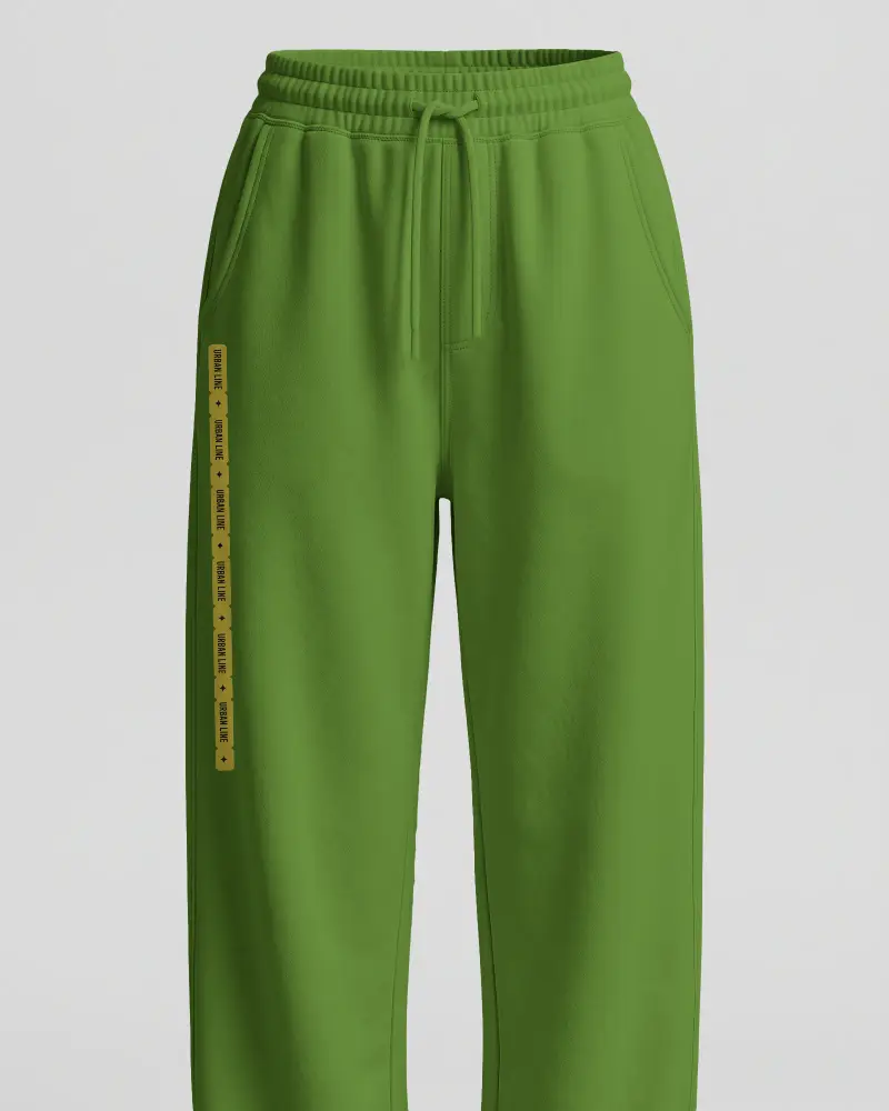 Premium Comfortable Soft Fit Elastic Waistband Drawstring Sweatpants Mockup Casual Wear