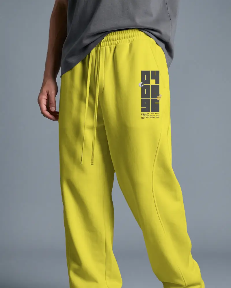 Soft Fleece Material Trendy Sweatpants Mockup With Adjustable Drawstring For Ultimate Coziness