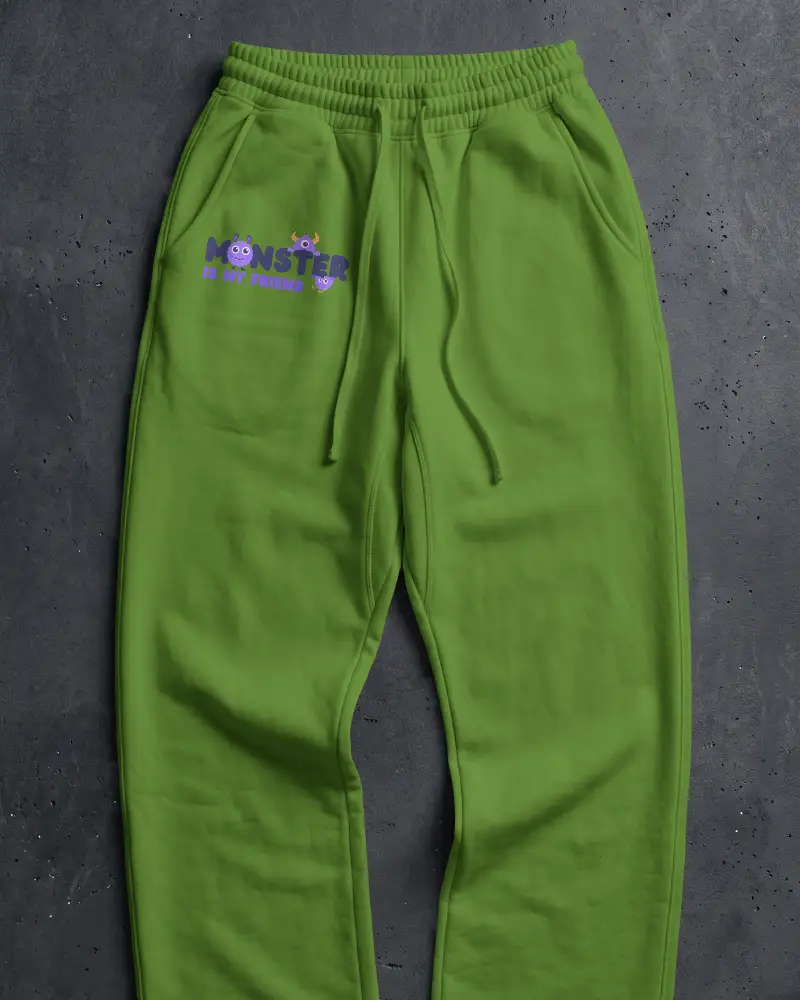 Comfortable Casual Drawstring Elastic Waistband Sweatpants Mockup Everyday Wear And Loungewear
