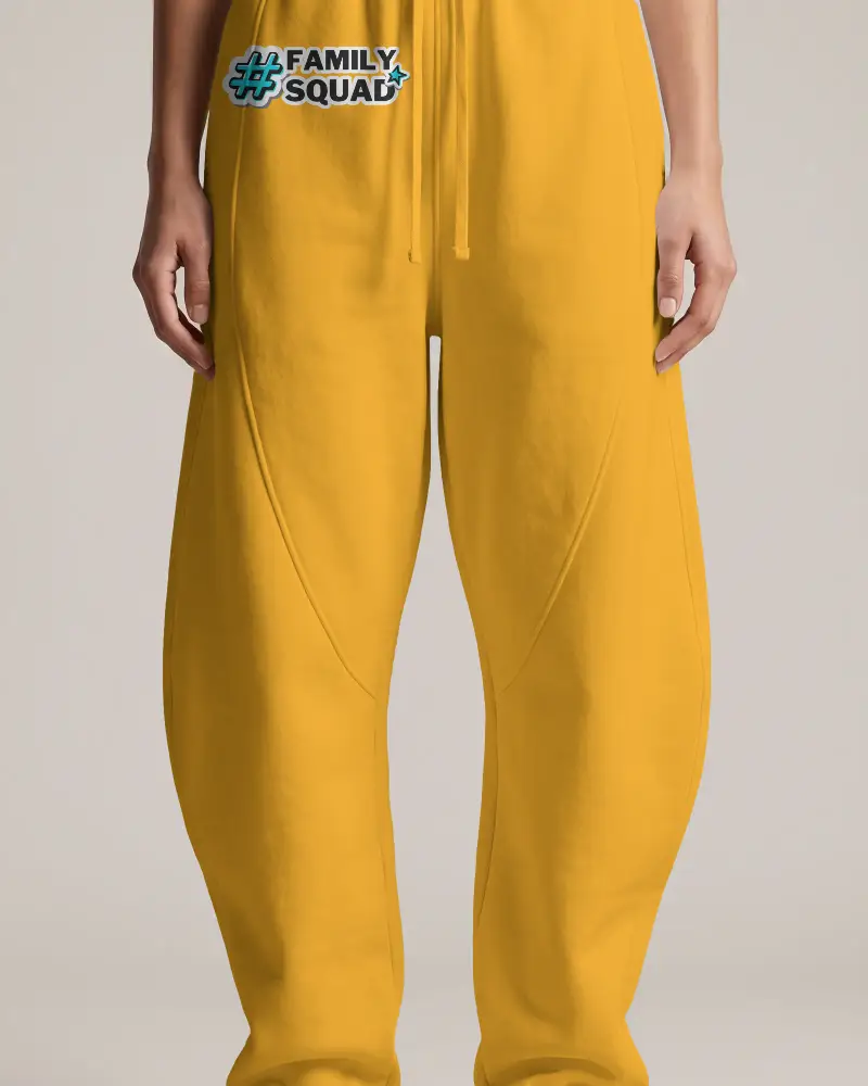 Stylish Comfortable Loose Fit Sweatpants Mockup With Drawstring For Casual And Urban Outfits
