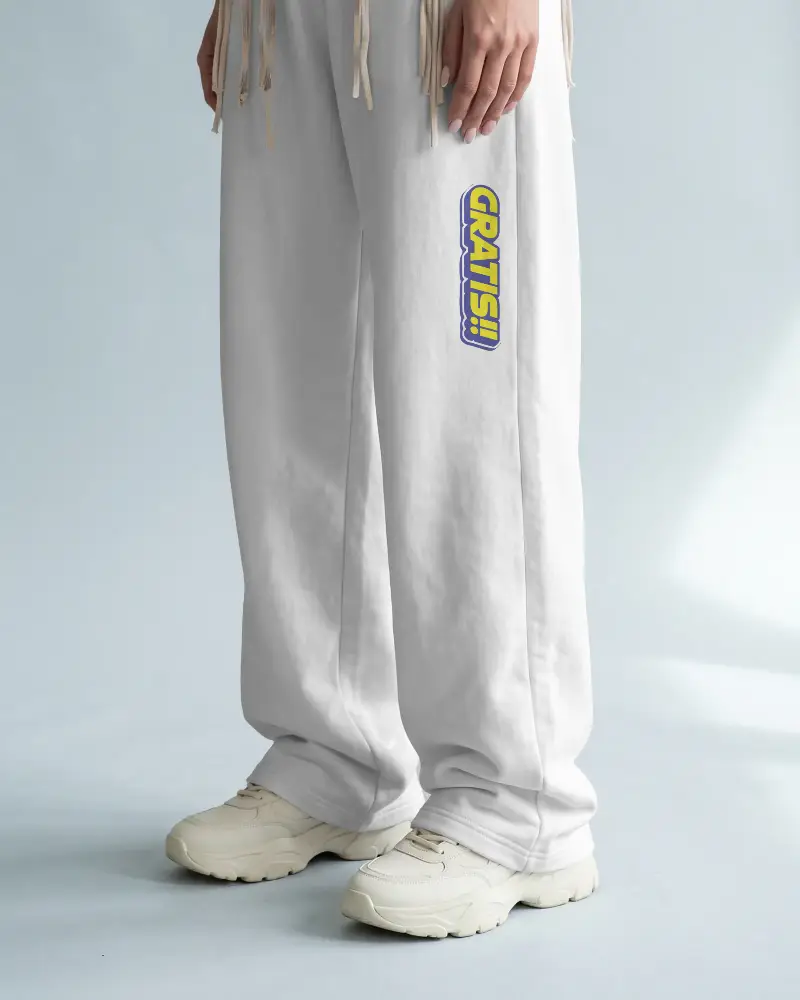 Comfortable Relaxed Fit Sweatpants Mockup With Adjustable Waistband And Casual Streetwear Style