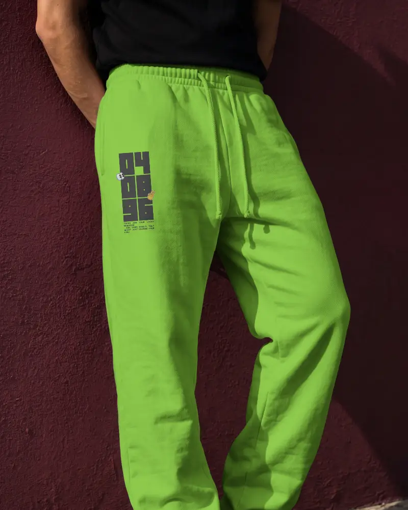 Premium Comfort Stylish Sweatpants Mockup For Casual Wear Durable Fabric Elastic Waistband Design