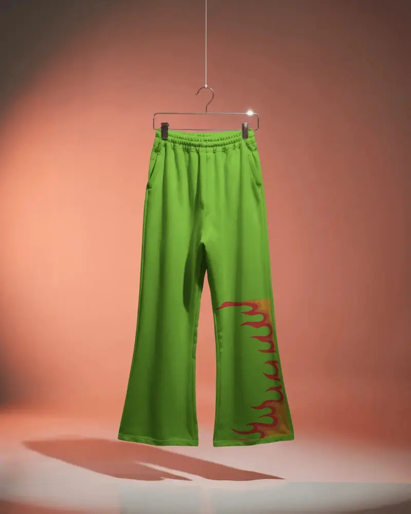 Stylish Loose Fitting Sweatpants Mockup Made With Soft Fabric Perfect For Loungewear And Everyday