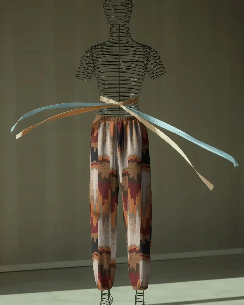 Unisex Minimalist Design Sweatpants Mockup With Relaxed Fit And Stylish Ankle Cuffs For Modern Look