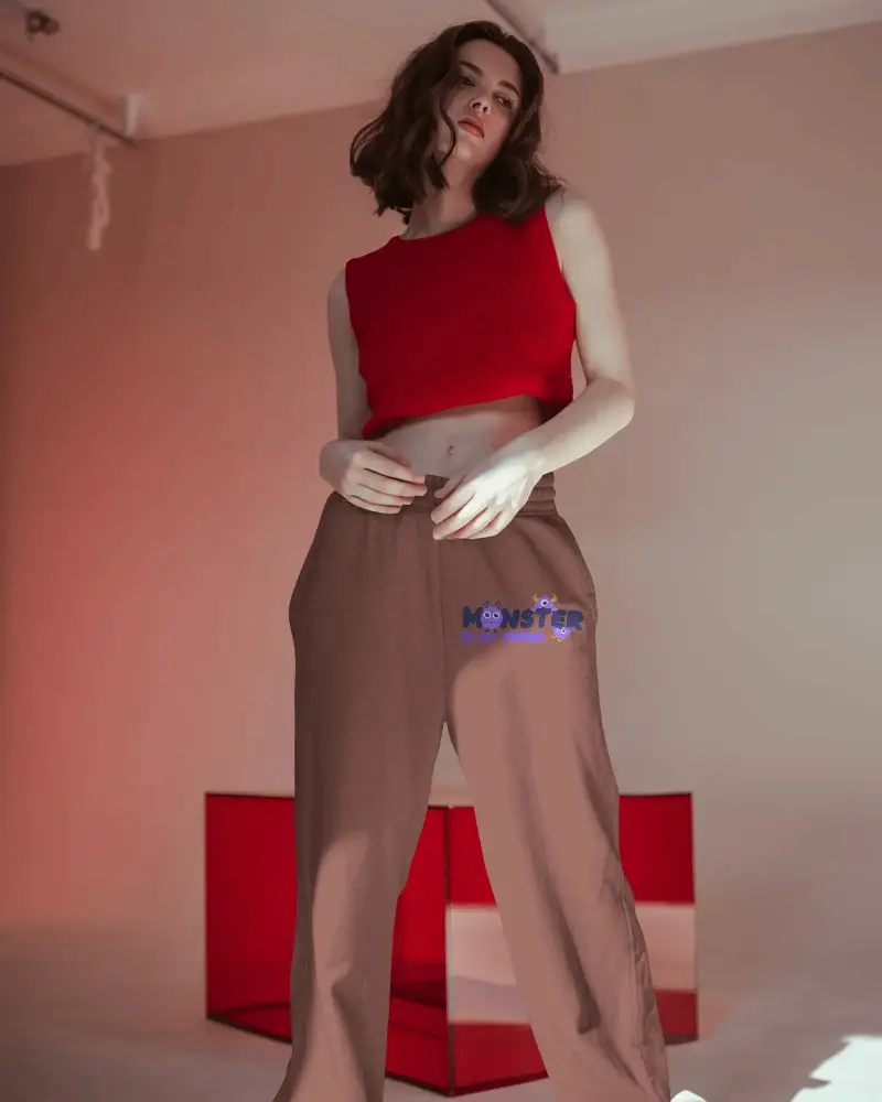 Comfortable Relaxed Fit Sweatpants Mockup With Adjustable Waistband For Everyday Wear And Style