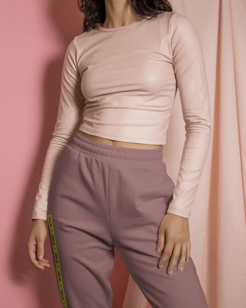 Trendy Womens Sweatpants Mockup Soft Fabric For Everyday Comfort And Stylish Loungewear Looks