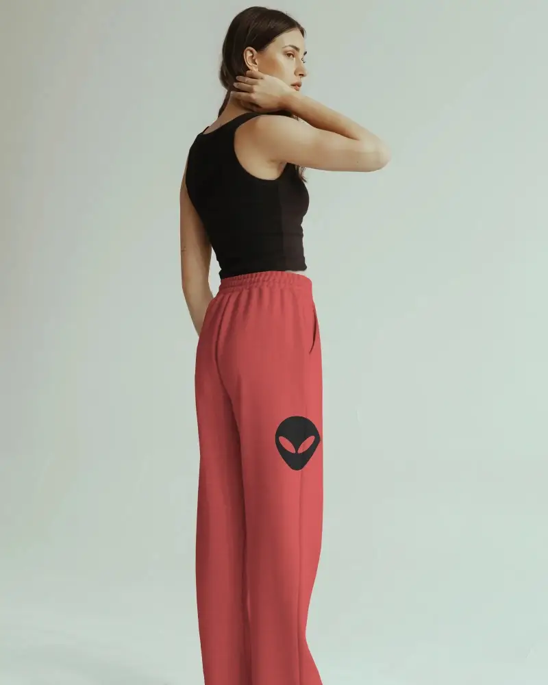 Womens Relaxed Fit Comfortable Sweatpants Mockup For Casual Wear And Everyday Lifestyle