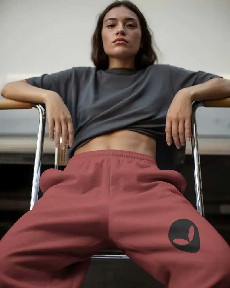 Comfortable Relaxed Fit Sweatpants Mockup For Casual Wear And Everyday Loungewear Outfit Ideas