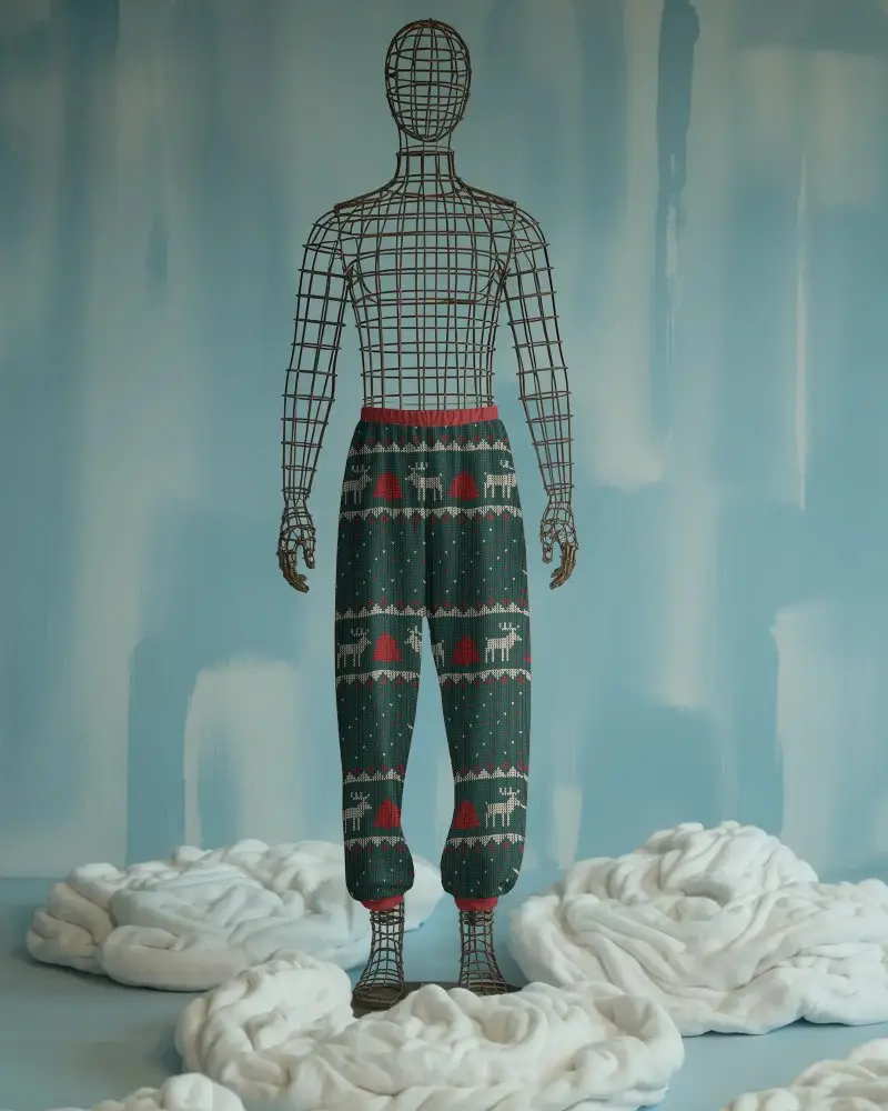 Stylish Long Length Elastic Cuffs Sweatpants Mockup Perfect For Comfortable Athleisure Look