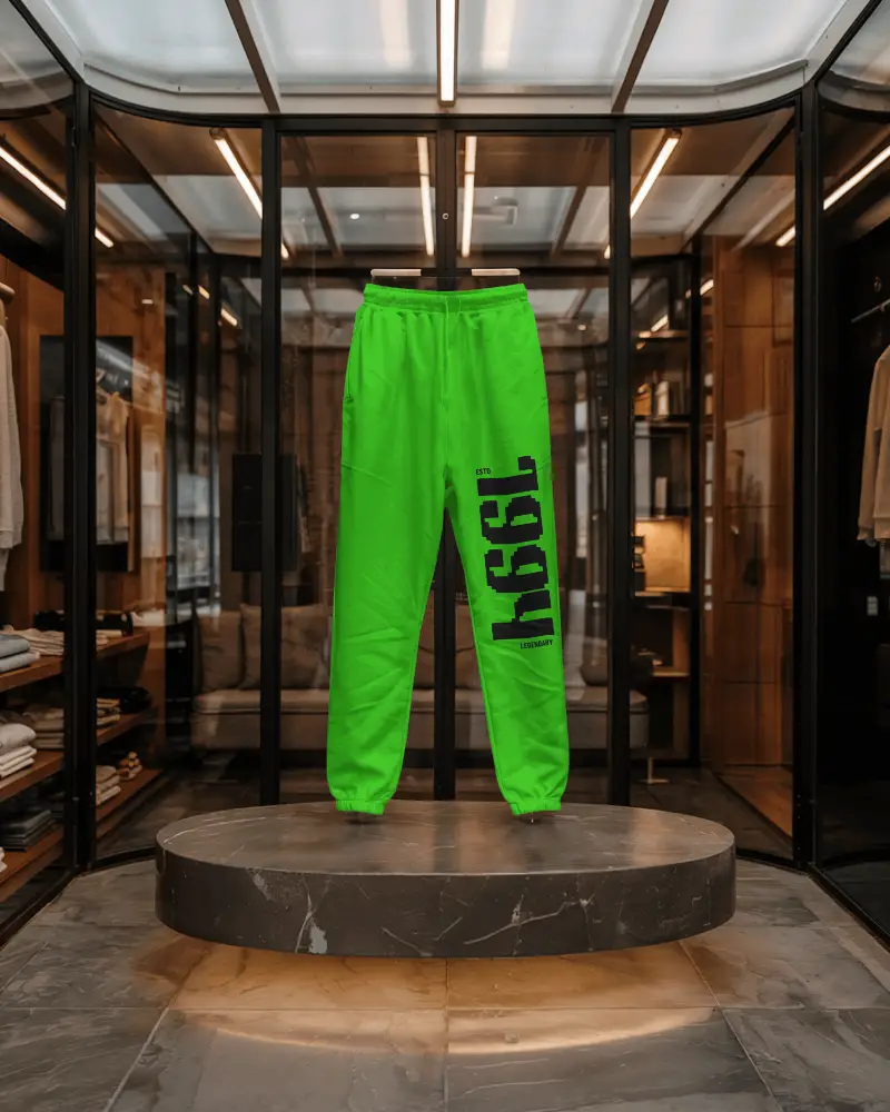 Luxury Boutique Display Sweat Pant Mockup Modern Store Interior With Stylish Premium Setting