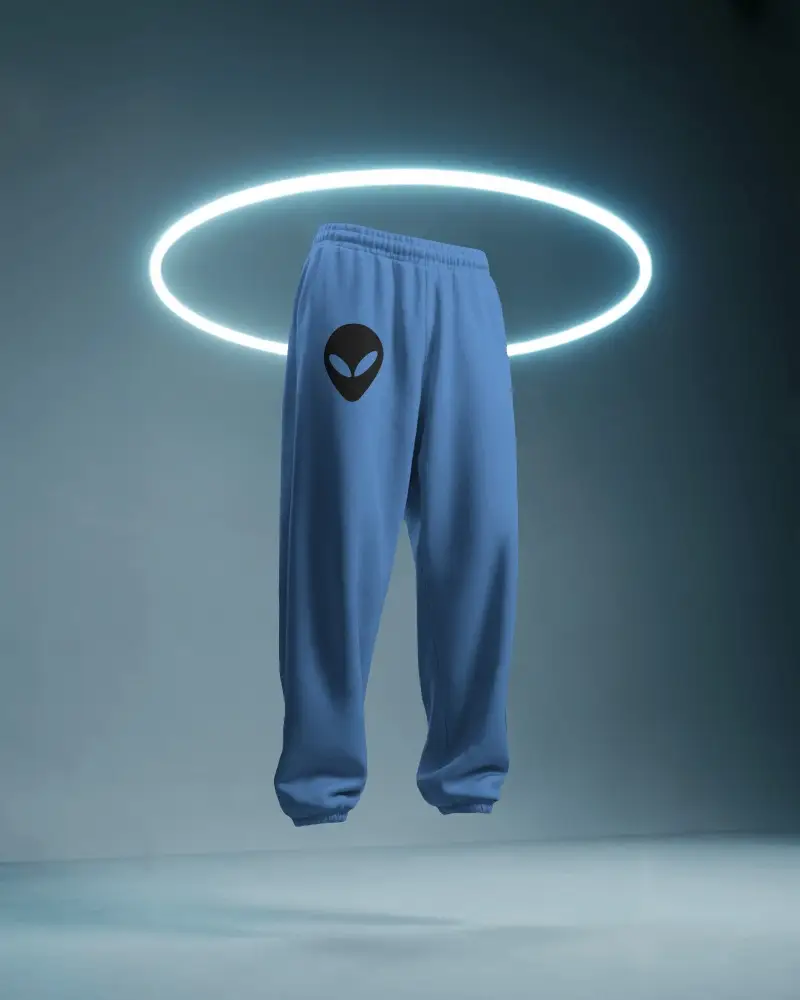 Versatile Relaxed Fit Sweatpants Mockup For Men And Women Perfect For Fitness And Casual Wear