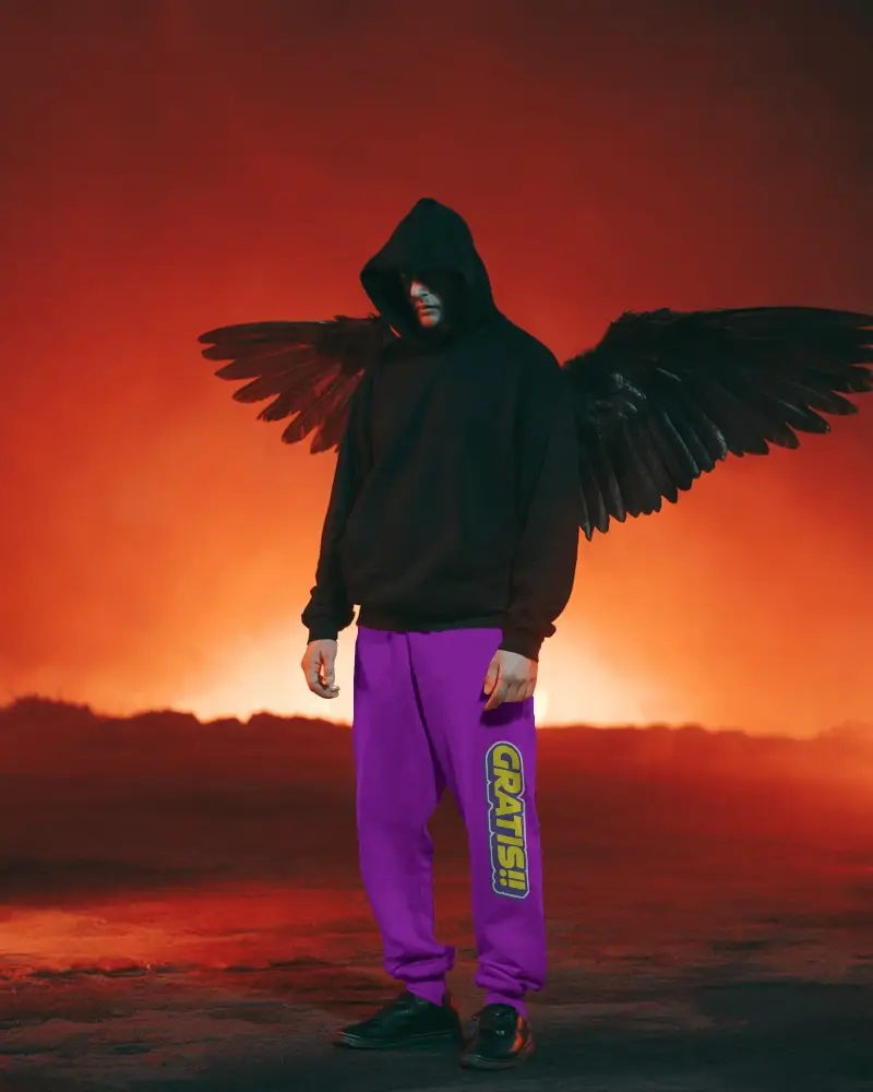 Comfortable Loose Fit Men Sweatpants Mockup For Athletic And Casual Wear Daily Essentials