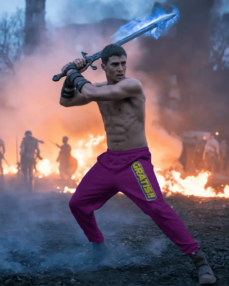 Breathable Athletic Fit Mens Sweatpants Mockup For Gym Training Or Relaxed Daily Outfits