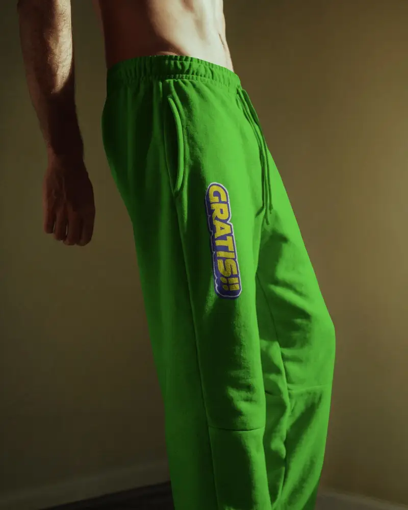 Comfortable Sweatpants Mockup With Elastic Waistband And Drawstring For Everyday Casual Wear