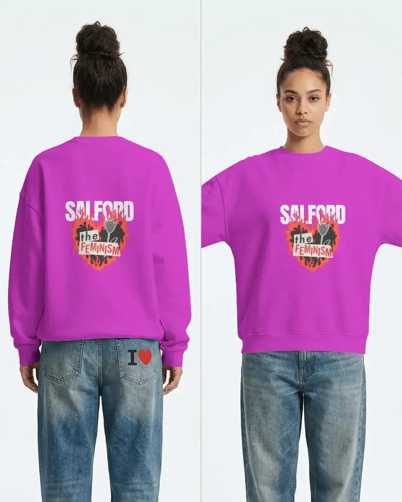 Classic Relaxed Fit Unisex Sweatshirt Mockup With Ribbed Cuffs Perfect For Everyday Casual Wear