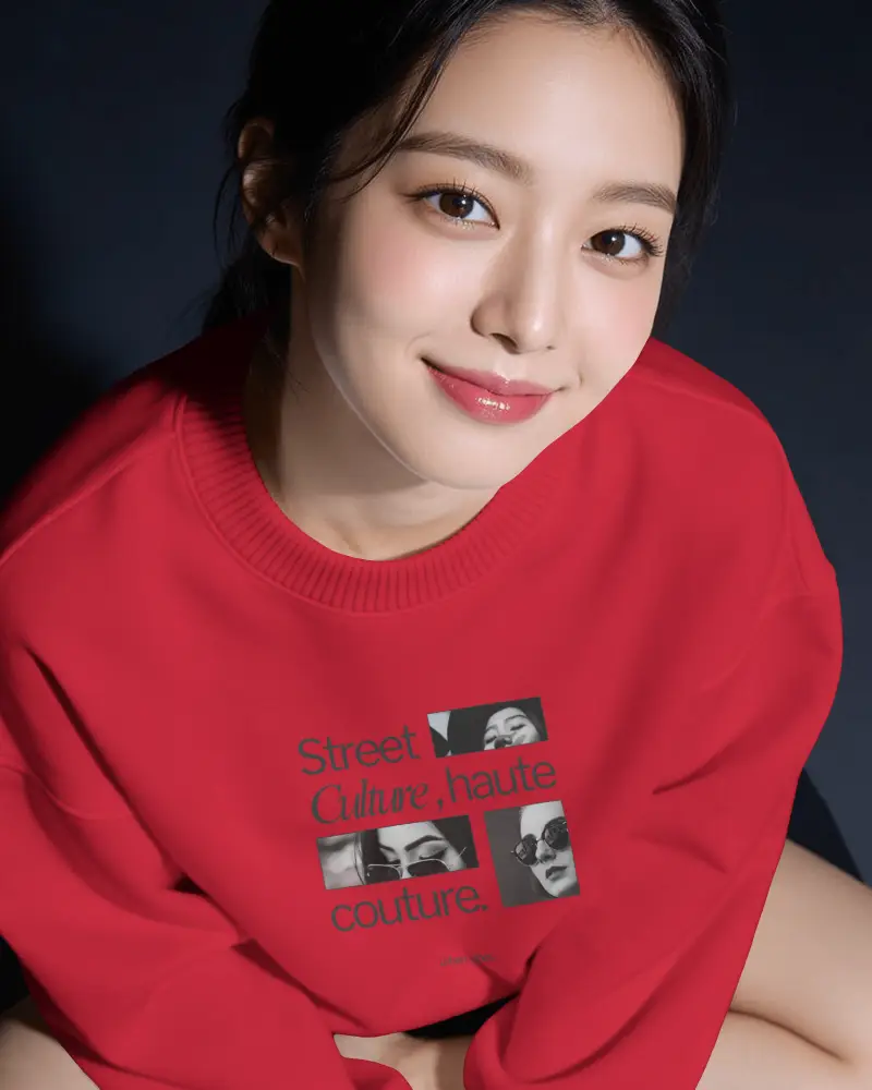 Soft Fabric Sweatshirt Mockup Showcasing Comfort And Elegance Casual Wardrobe Essential Piece
