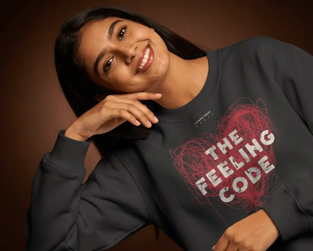 Cozy Relaxed Fit Women Crewneck Sweatshirt Mockup Fashionable Comfortable Apparel