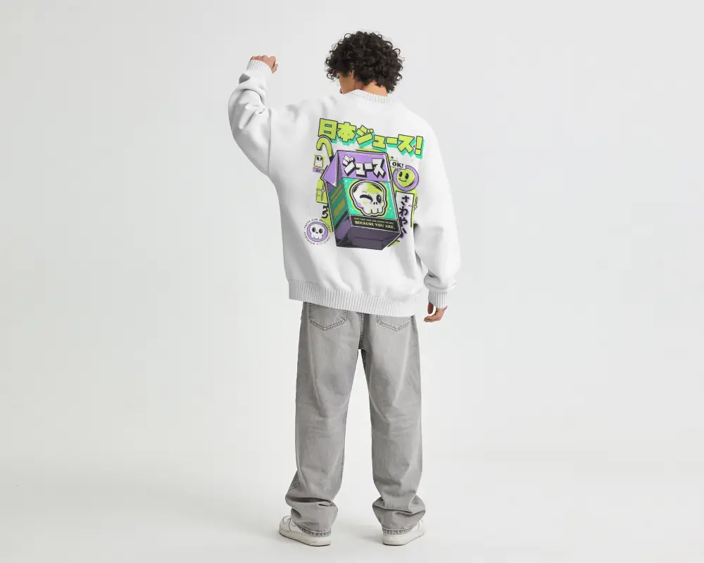 Pullover Sweatshirt Mockup In Relaxed Fitting Style Perfect For Custom Designs And Print Showcases