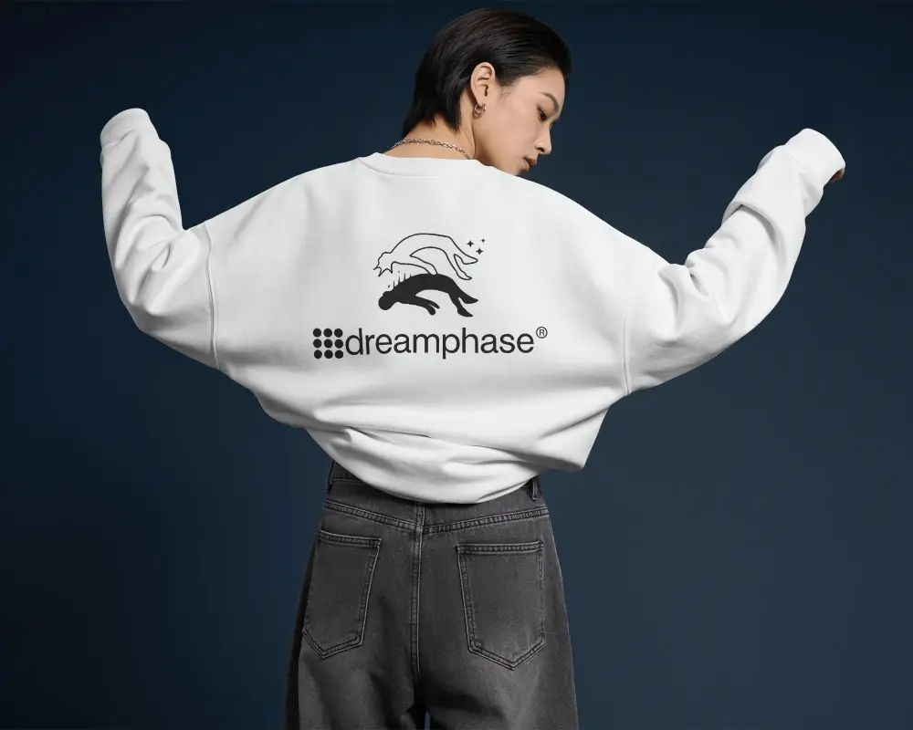 Cozy Oversized Sweatshirt Mockup For Modern Casual Wear And Street Style Presentation