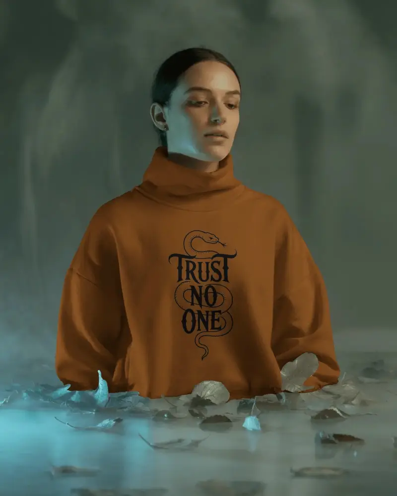 Stylish Comfortable Turtleneck Sweatshirt For Casual Wear And Winter Season Fashion