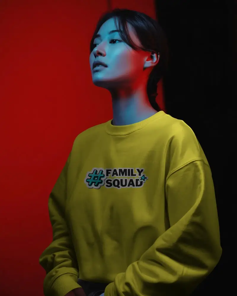 Stylish Comfortable Casual Sweatshirt Mockup Ideal For Apparel Brand Marketing Display