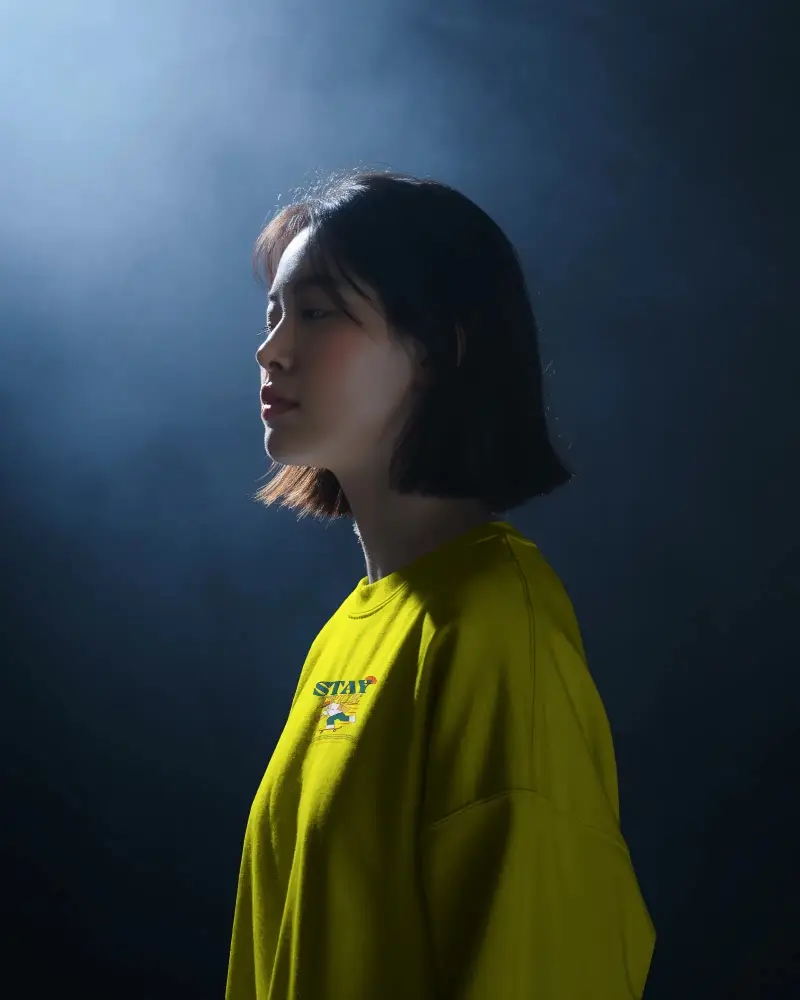 Modern Minimalist Simple Round Neck Sweatshirt Mockup Ideal For Brand Promotion