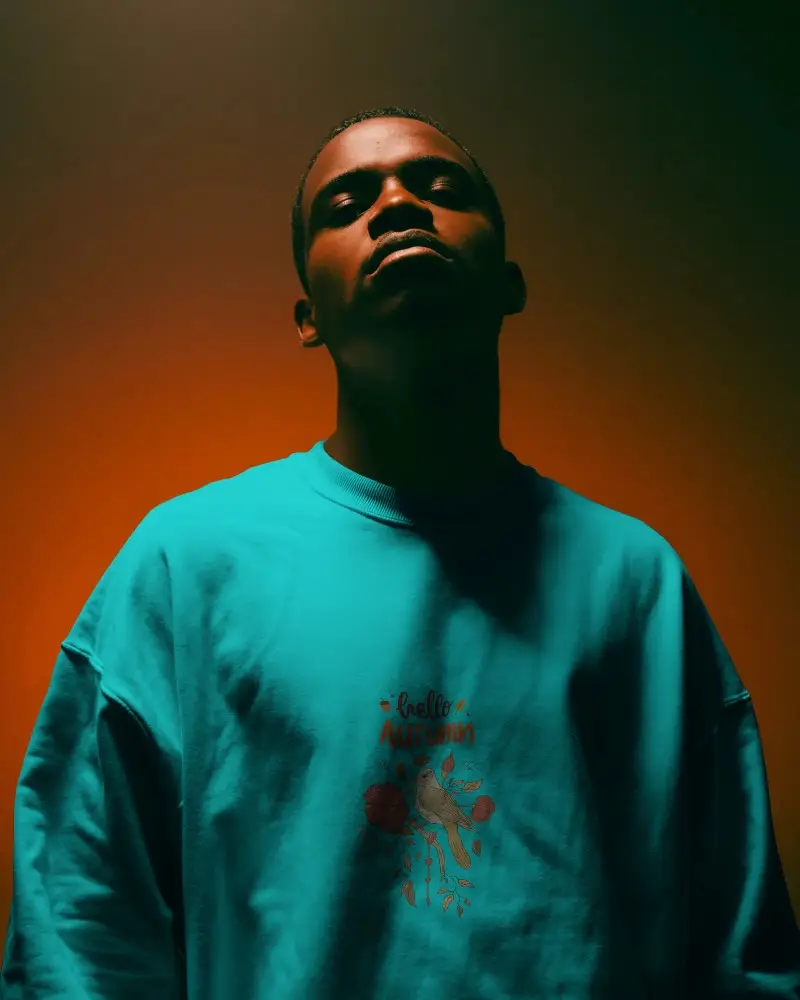 Comfortable Loose Fit Crewneck Sweatshirt For Casual Everyday Style And Layering Wear