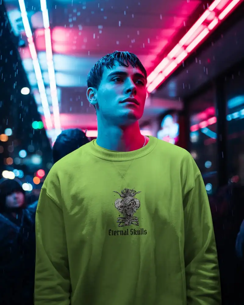 Clean Minimalist Sweatshirt Mockup For Creative Brand Identity And Graphic Design Presentation