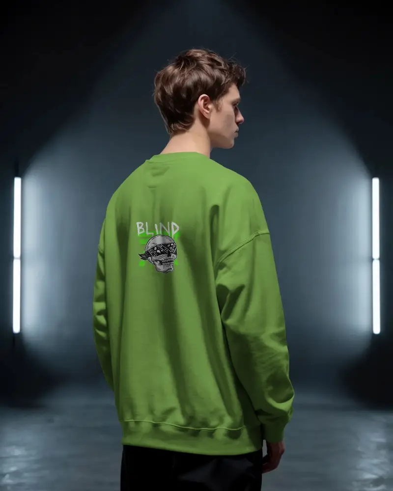 Mens Sweatshirt Mockup With Relaxed Fit Perfect For Casual Apparel Retail Showcase