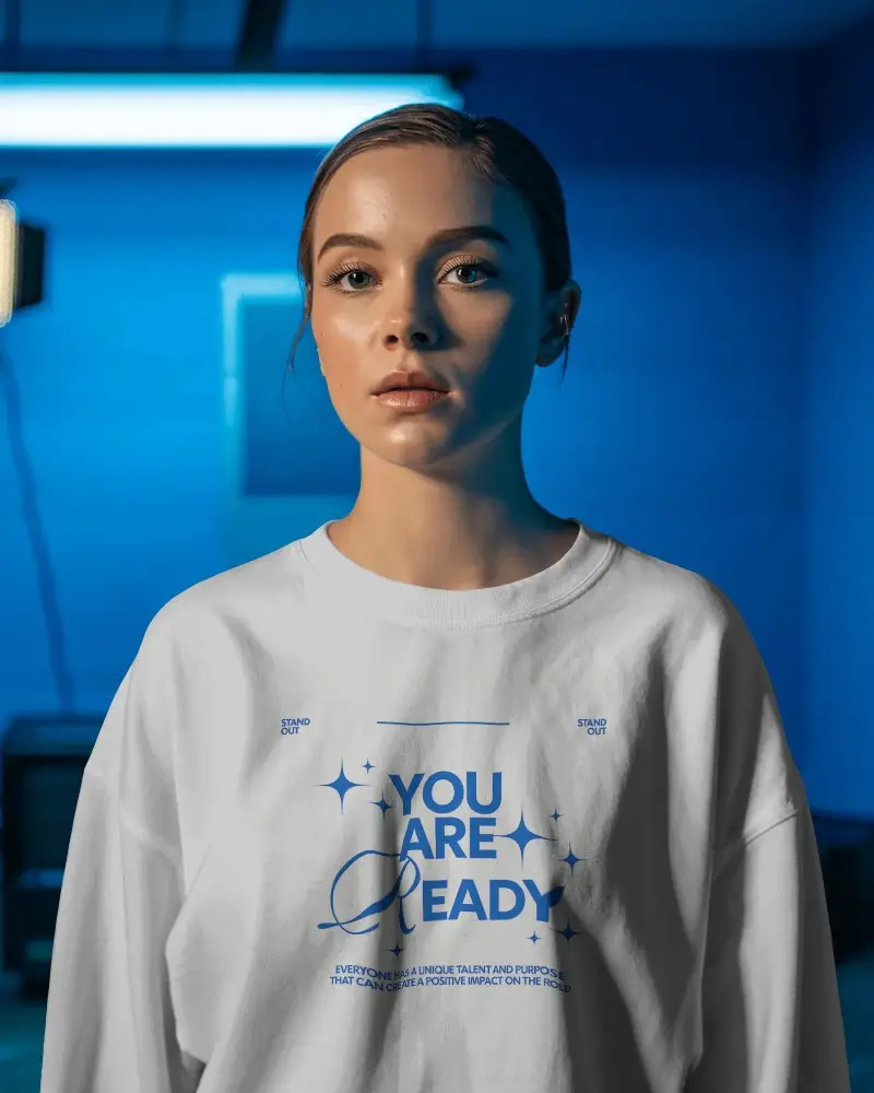 Modern Loose Fit Comfortable Casual Wear Crewneck Sweatshirt For All Seasons