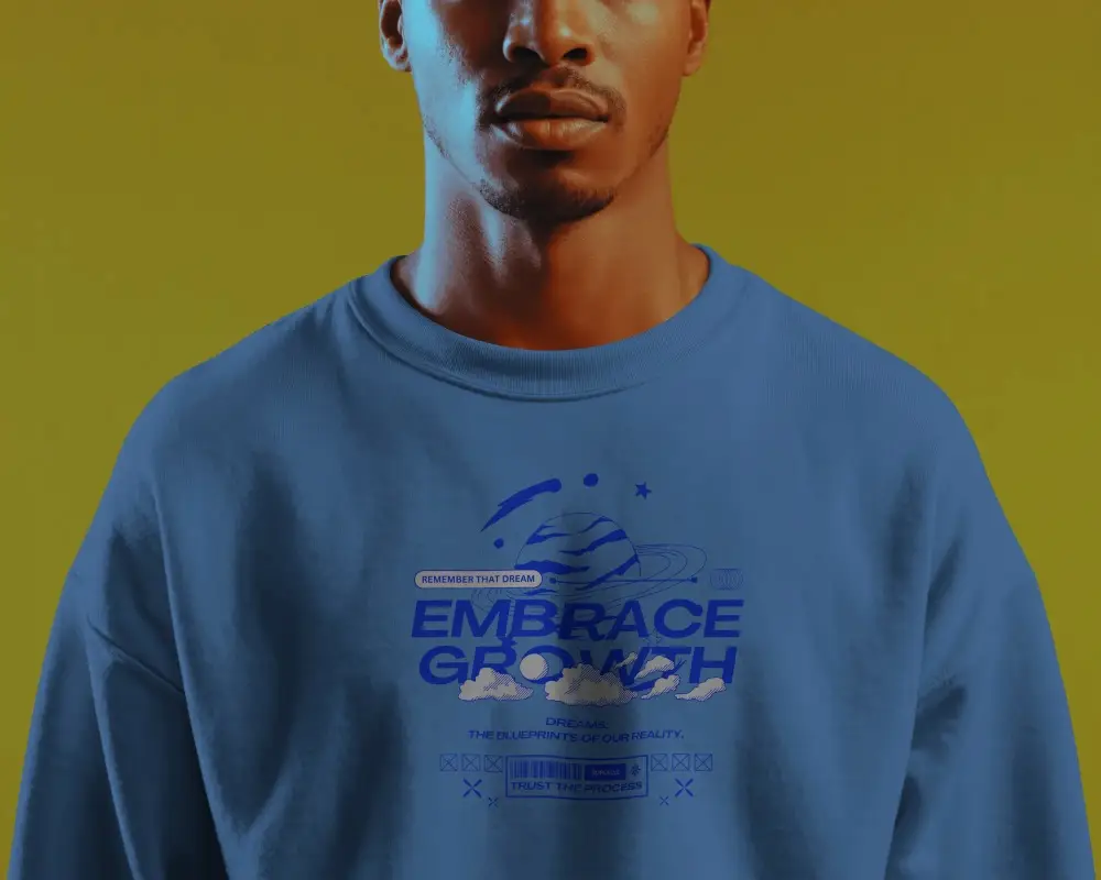 Premium Quality Cotton Crewneck Sweatshirt Mockup For Fashion Designs And Printing